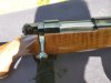 Sako 222 magnum on a L57 action, long two piece forend  with an engraved floorplate?